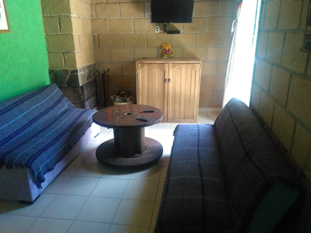 Interior Cabaña Gorrión