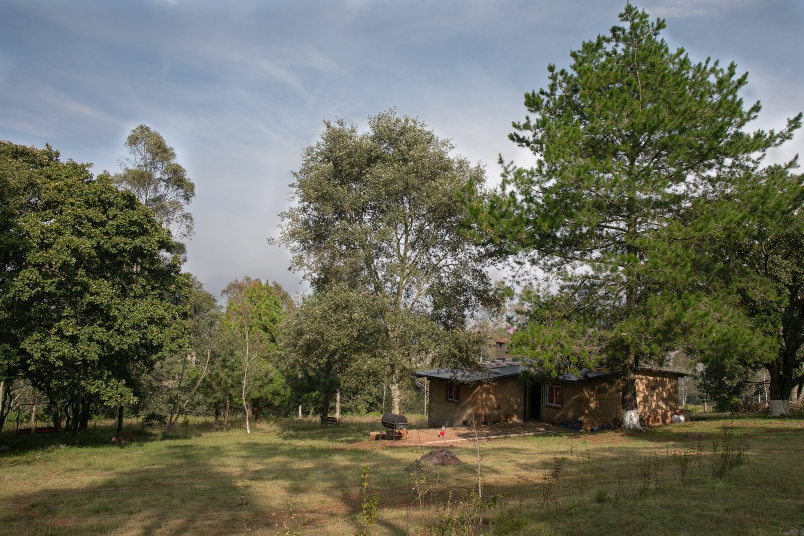 Vista de las cabañas