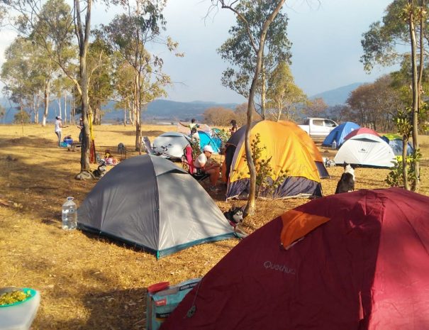zona de campamento en cabanas del tio tavo amealco